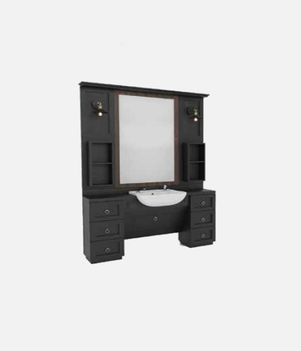 Boubaz - BARBER FURNITURE - BARBER UNIT (150x40x230)